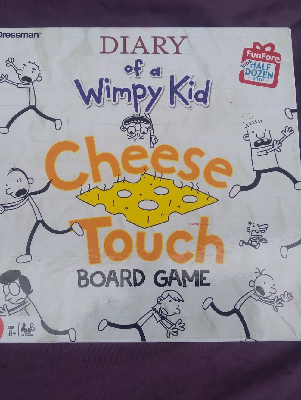 Nike Yellow and White Cheese Touch Board Game